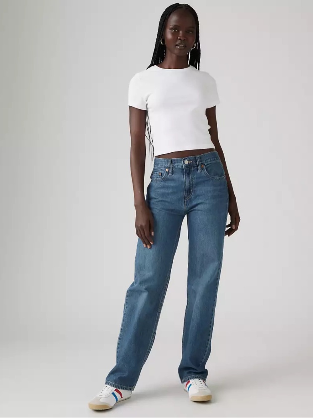 Levi’s Low Pro Straight Leg Women’s Jeans in Blue